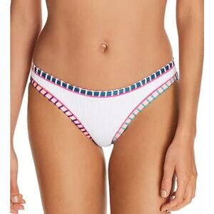 NWT Platinum Color Block Whipstitched Scoop Bikini Bottom